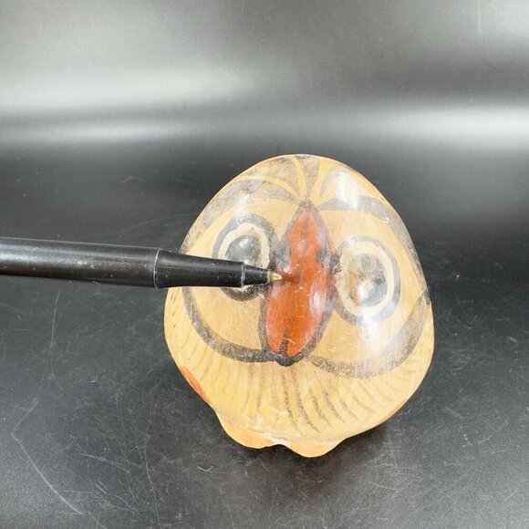 Mexico Pottery Bird Owl Whimsical Figurine Decor Hand Painted Figure Vintage - Picture 5 of 16